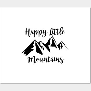 Happy Little Mountains Posters and Art